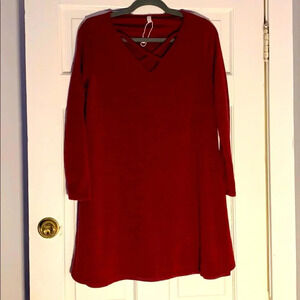 Pink Blush long sleeve dress